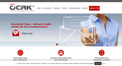 Desktop Screenshot of ocrk.pl