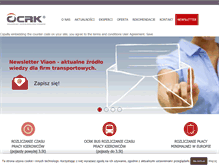 Tablet Screenshot of ocrk.pl